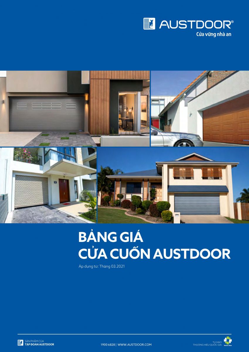 Bảng giá cửa cuốn Austdoor mới nhất 03/2021