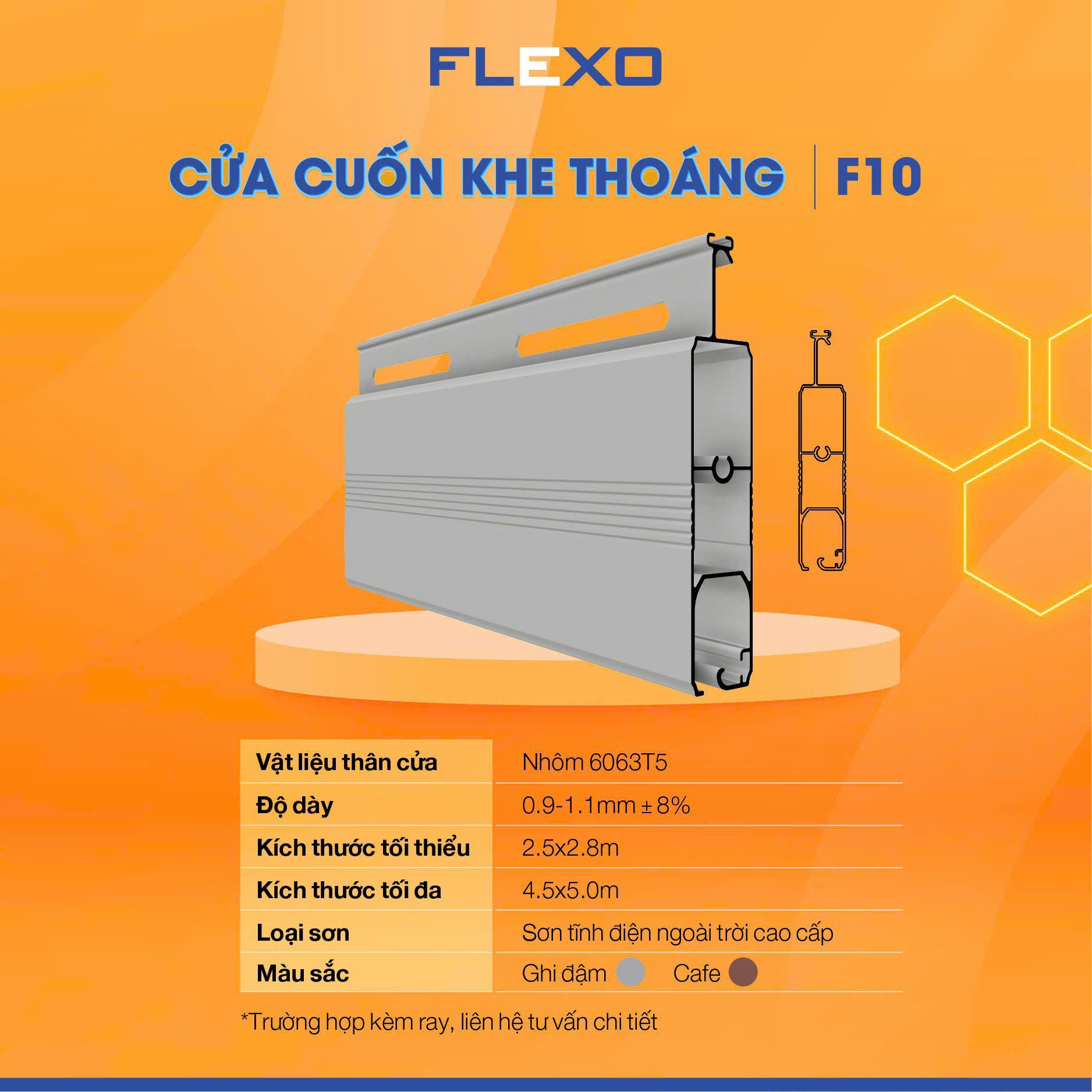 Cửa cuốn Flexo F10